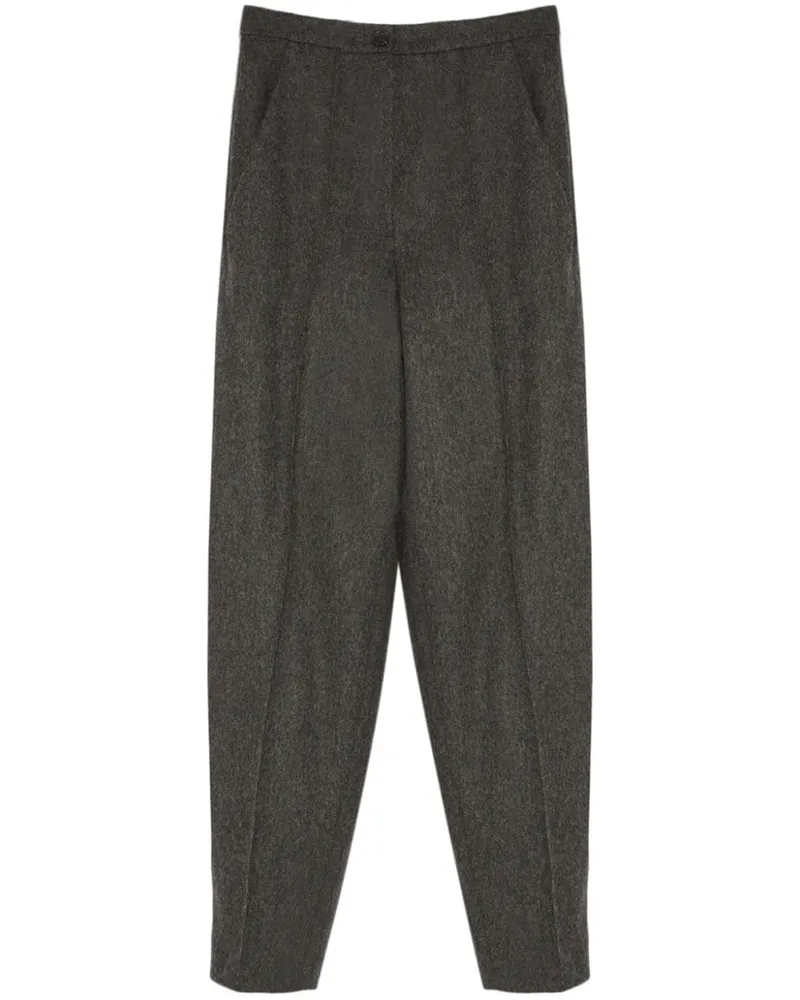 Yves Salomon Klassische Flanellhose - Grau Grau
