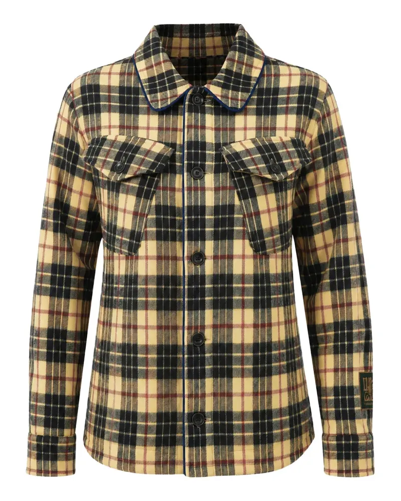 Pierre-Louis Mascia tartan wool shirt - Gelb Gelb