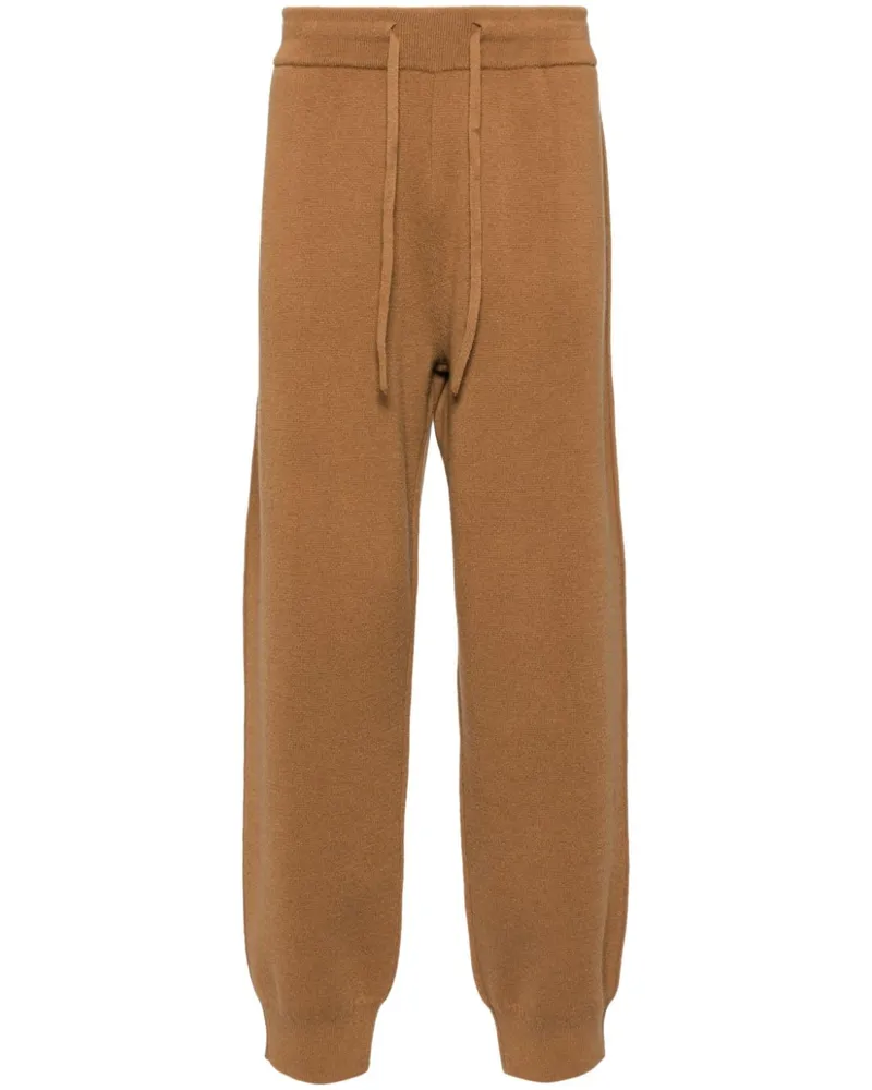 ManOnTheBoon Gestrickte Jogginghose - Braun Braun