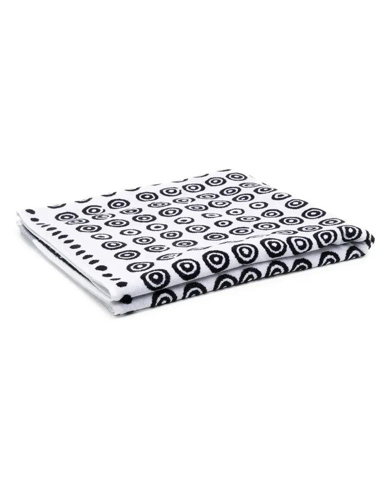 Sundek x 10 CORSO COMO Badetuch mit grafischem Print - Schwarz Schwarz