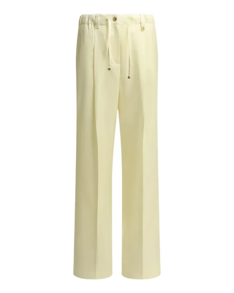 Moncler pleated drawstring trousers - Weiß Weiß