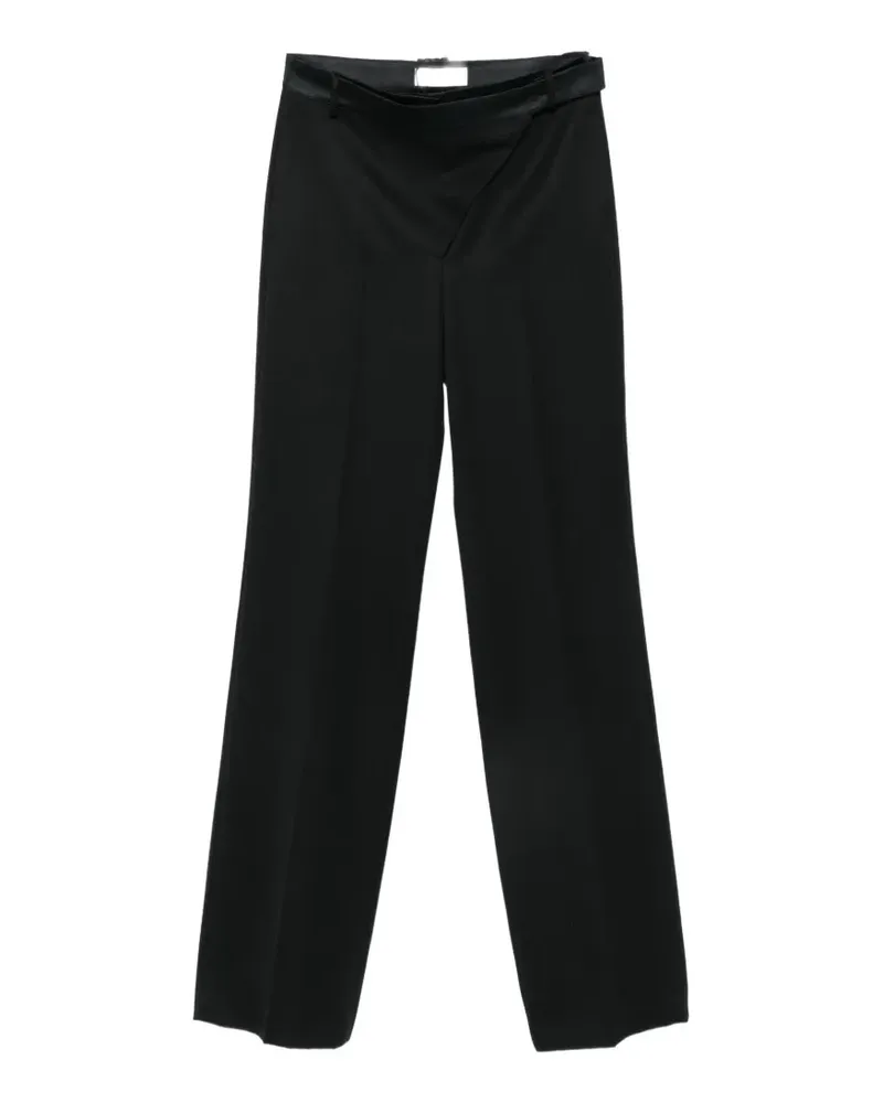 ATTICO Hose mit Wickeloptik - Schwarz Schwarz