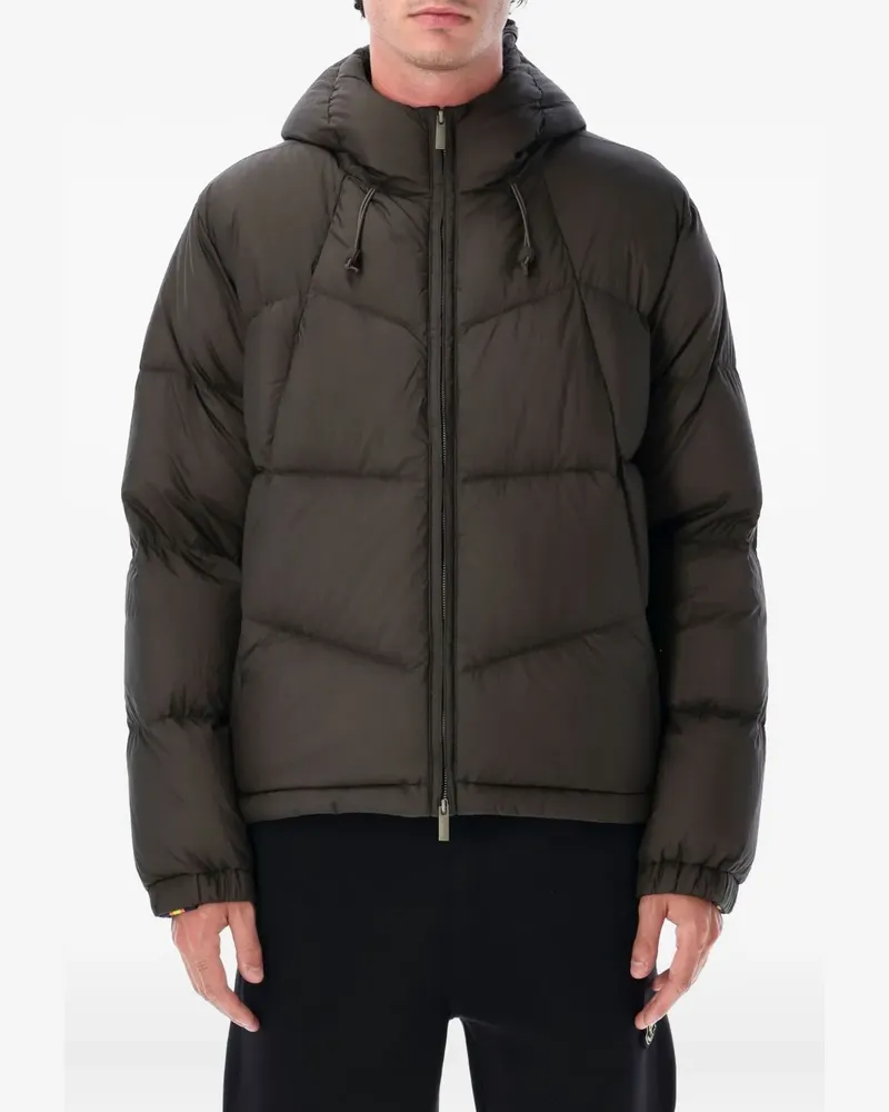 K-Way Gesteppte Quill Thermo Ripstop-Jacke - Braun Braun