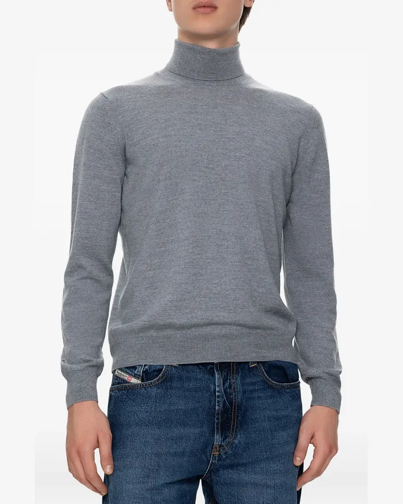 BARBA Pullover mit Rollkragen - Grau Grau