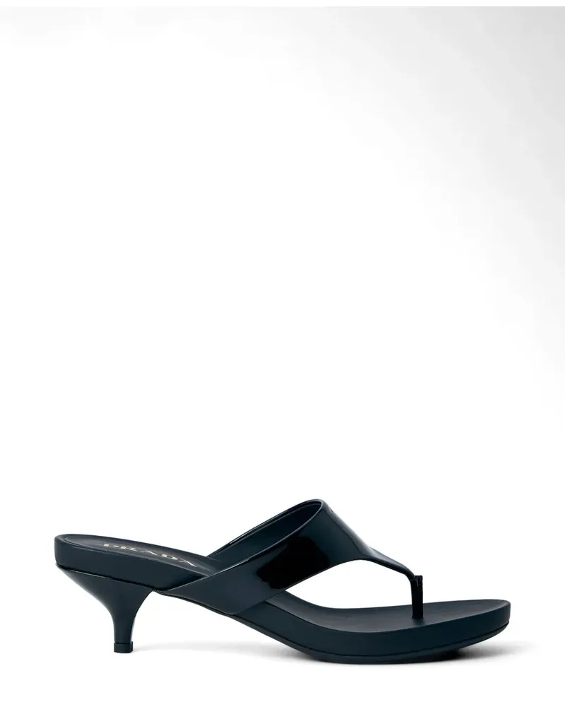 Prada open-toe T-strap sandals - Schwarz Schwarz