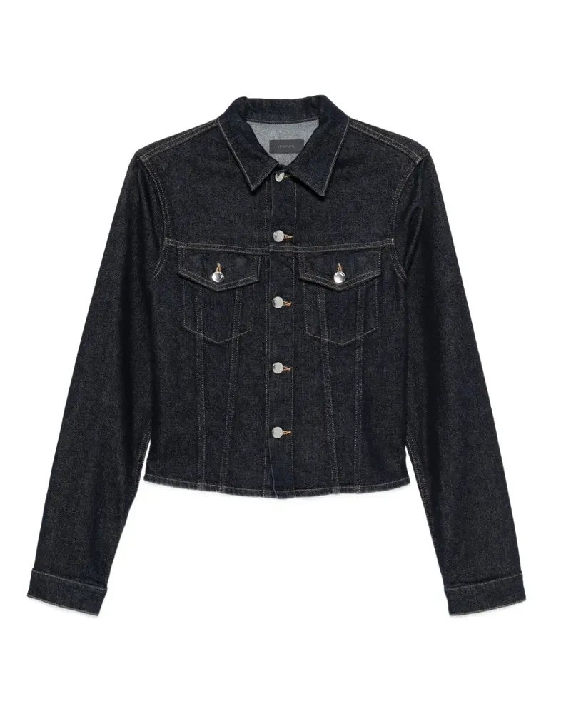 Haikure Jeansjacke mit Knopfverschluss - Blau Blau