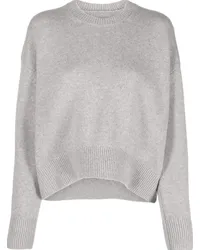 Givenchy Kaschmirpullover mit tiefen Schultern Grau