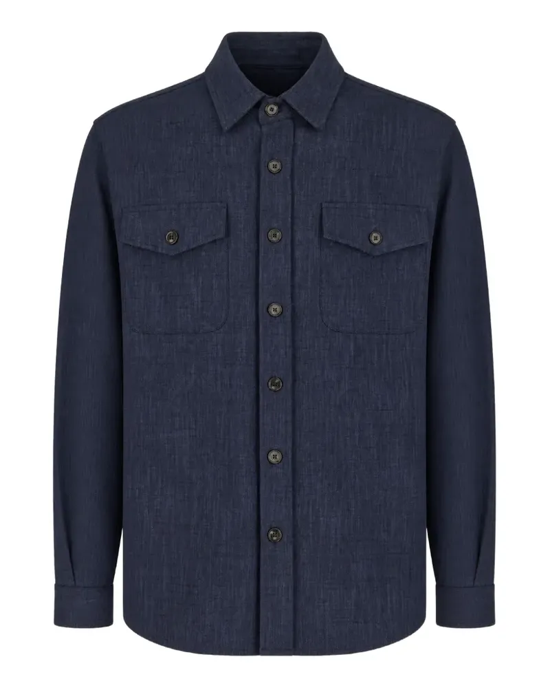 CRUNA Osaka overshirt - Blau Blau