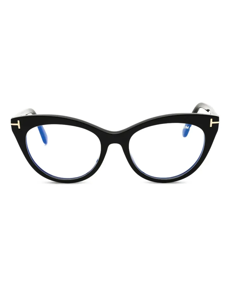 Tom Ford Cat-Eye-Brille - Schwarz Schwarz