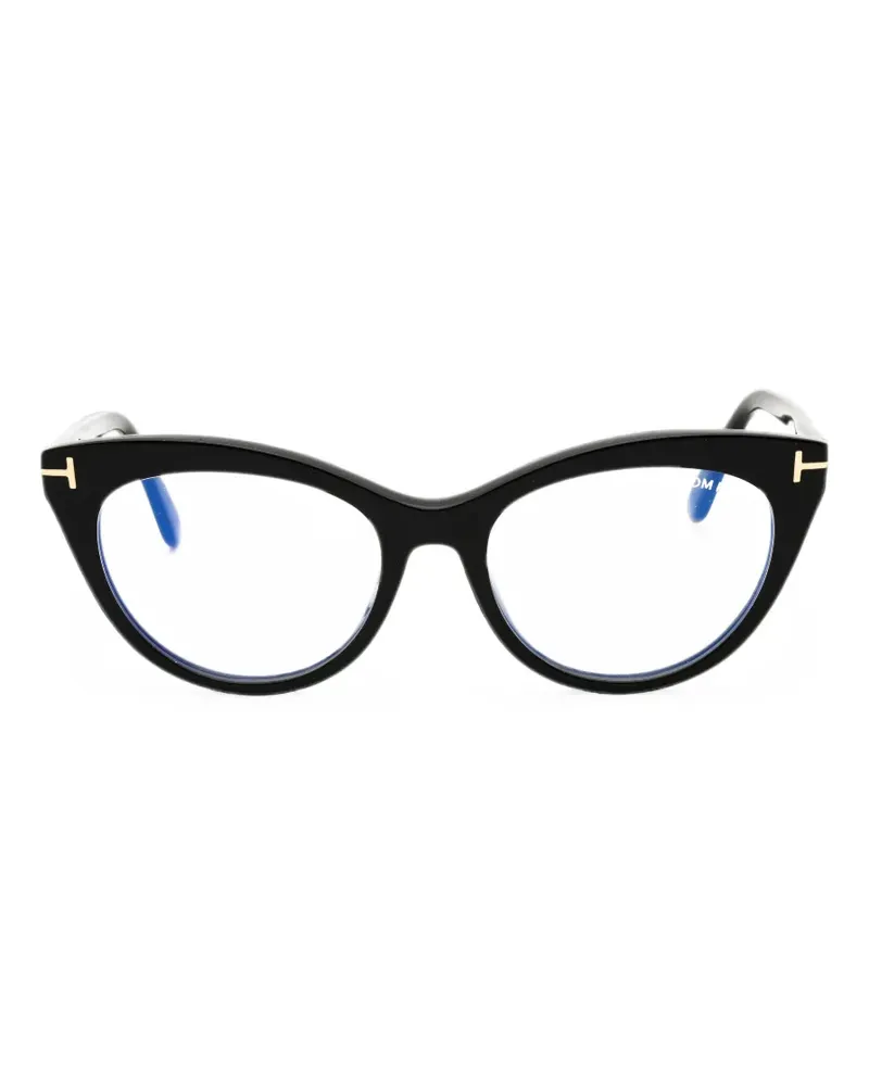 Tom Ford Cat-Eye-Brille - Schwarz Schwarz