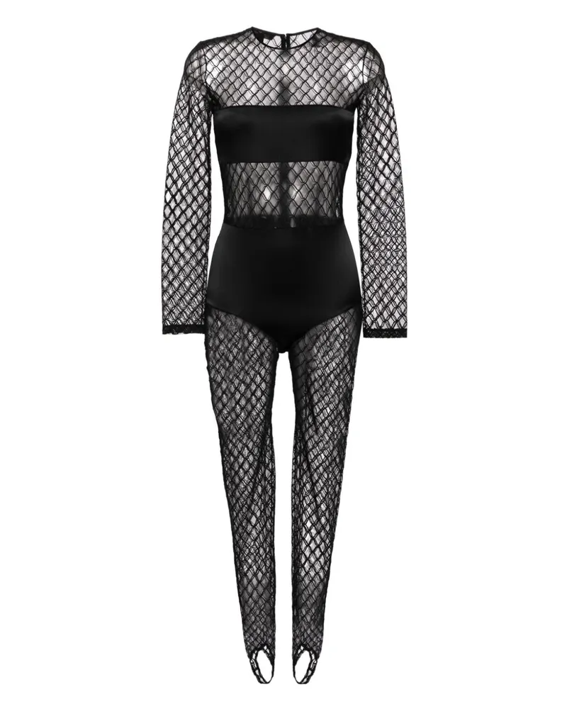 Kiki De Montparnasse Miel Catsuit - Schwarz Schwarz