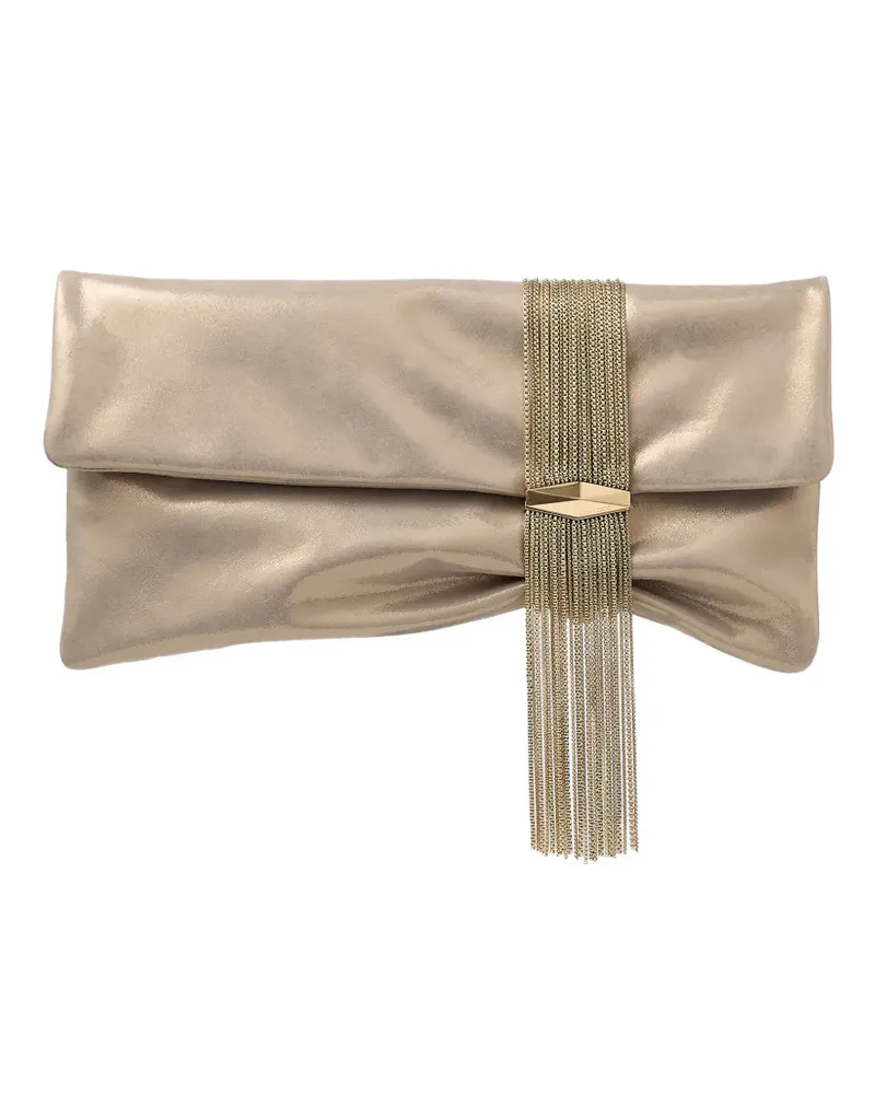 Jimmy Choo Zandra Clutch - Gold Gold