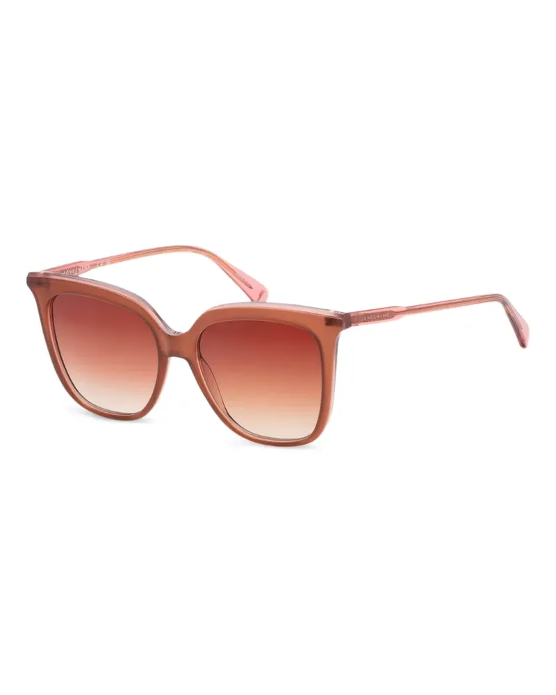 Longchamp Sonnenbrille mit geometrischem Gestell - Rosa Rosa
