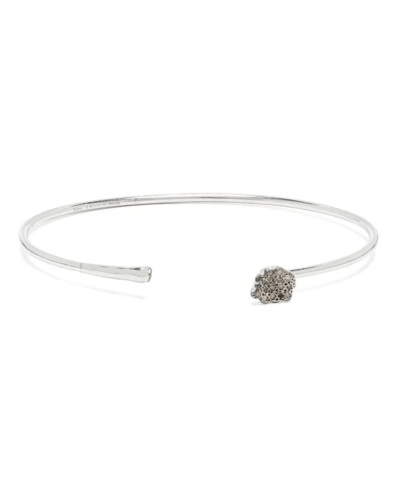 Rosa Maria Armspange mit Diamanten - Silber Silber