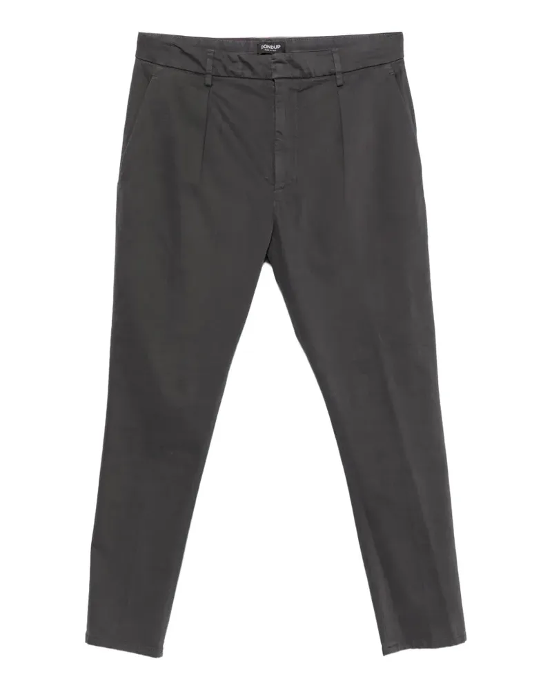 Dondup Plissierte Tapered-Hose - Schwarz Schwarz