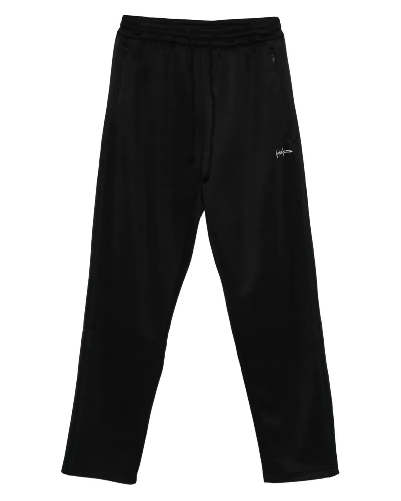 Y-3 Kordelzug-Jogginghose mit Reißverschlusstaschen - Schwarz Schwarz