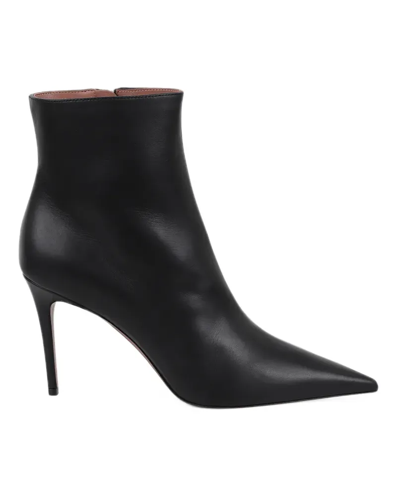 Paris Texas Vera leather ankle boots - Schwarz Schwarz
