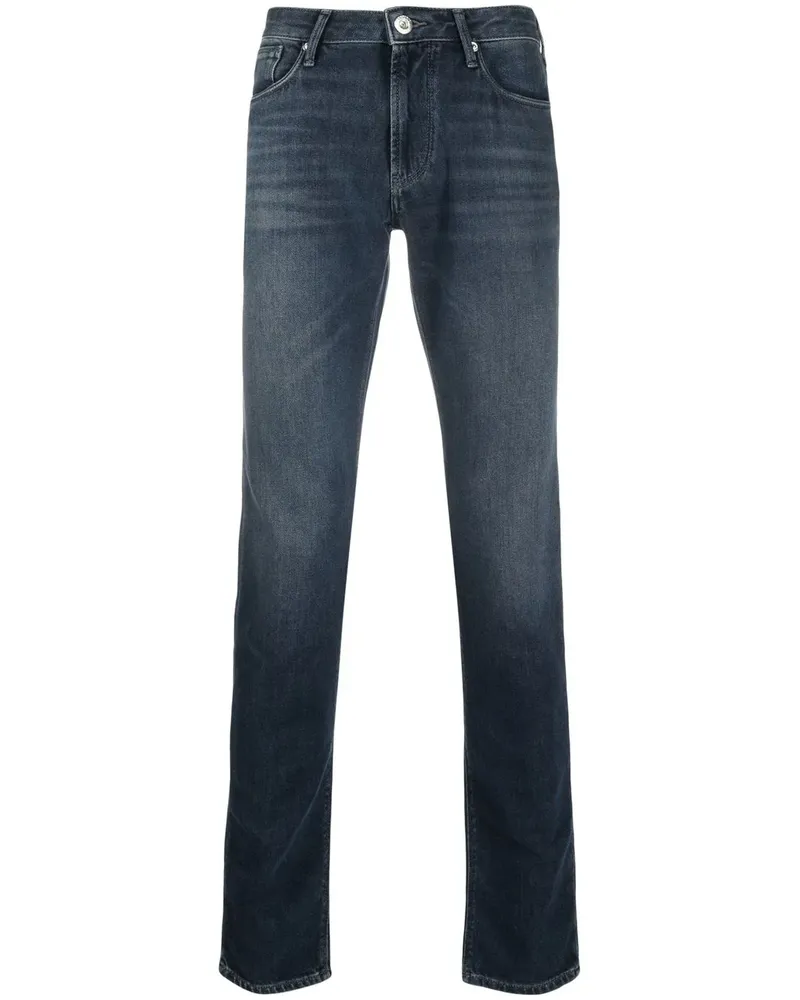 Emporio Armani Klassische Slim-Fit-Jeans - Blau Blau