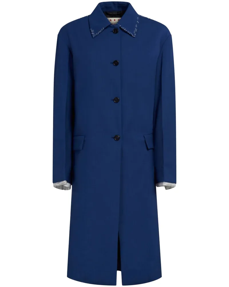 Marni Einreihiger Blazer - Blau Blau