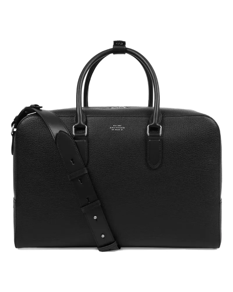 Smythson Reisetasche aus Leder - Schwarz Schwarz