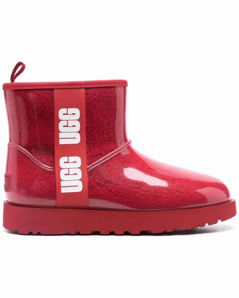 UGG Stiefel mit Logo-Print - Rot Rot