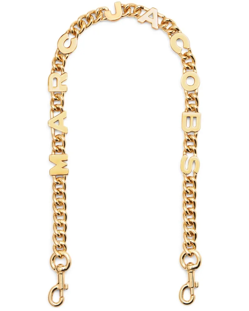 Marc Jacobs The Logo Schulterriemen mit Kette - Gold Gold