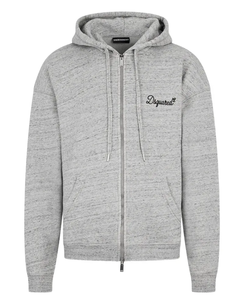 Dsquared2 Kapuzenjacke mit Reißverschluss - Grau Grau