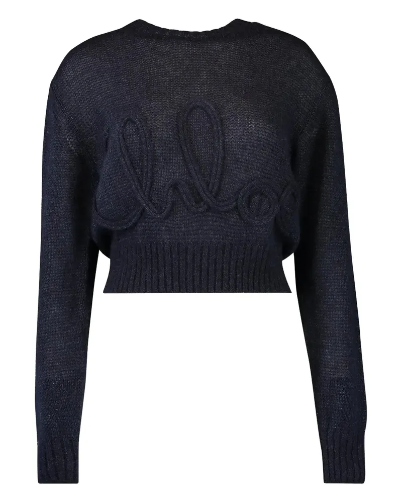 Chloé Pullover mit Rundhalsausschnitt - Blau Blau