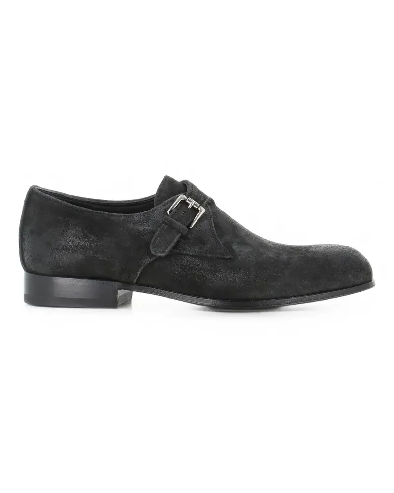 Pantanetti Monk-Loafer mit Schnallenverschluss - Schwarz Schwarz