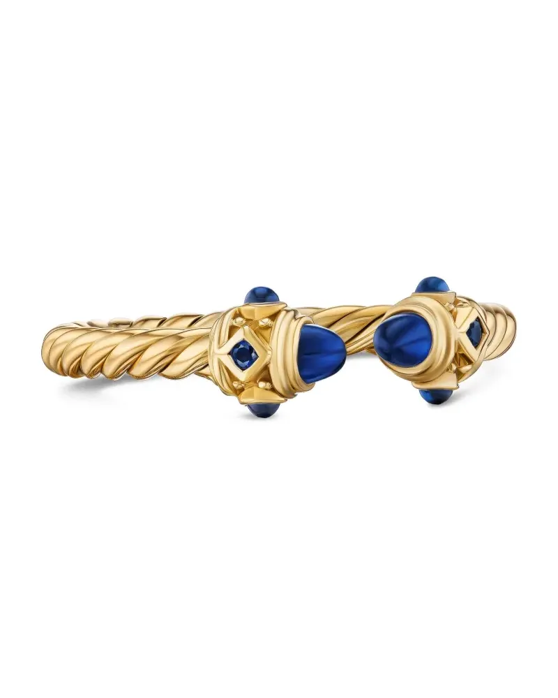 David Yurman 18kt Renaissance Gelbgoldring mit Saphir 2,3mm Gold