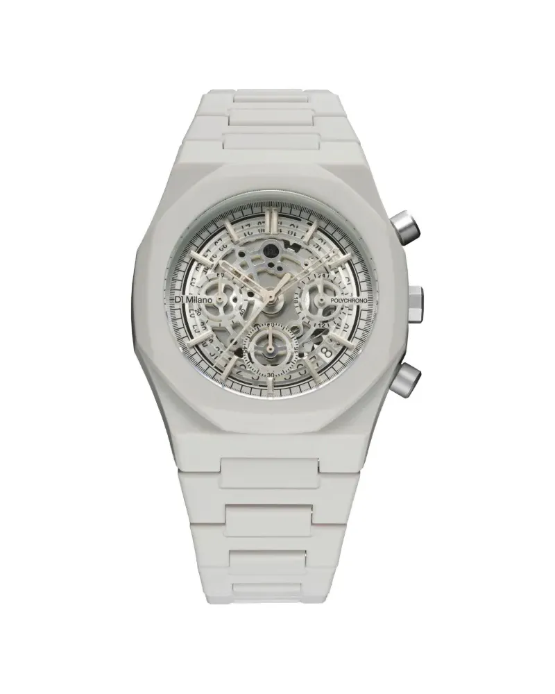 D1 Milano Polychrono 40,5mm - Grau Grau