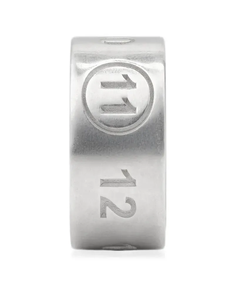 Maison Margiela Numeric ear cuff - Silber Silber