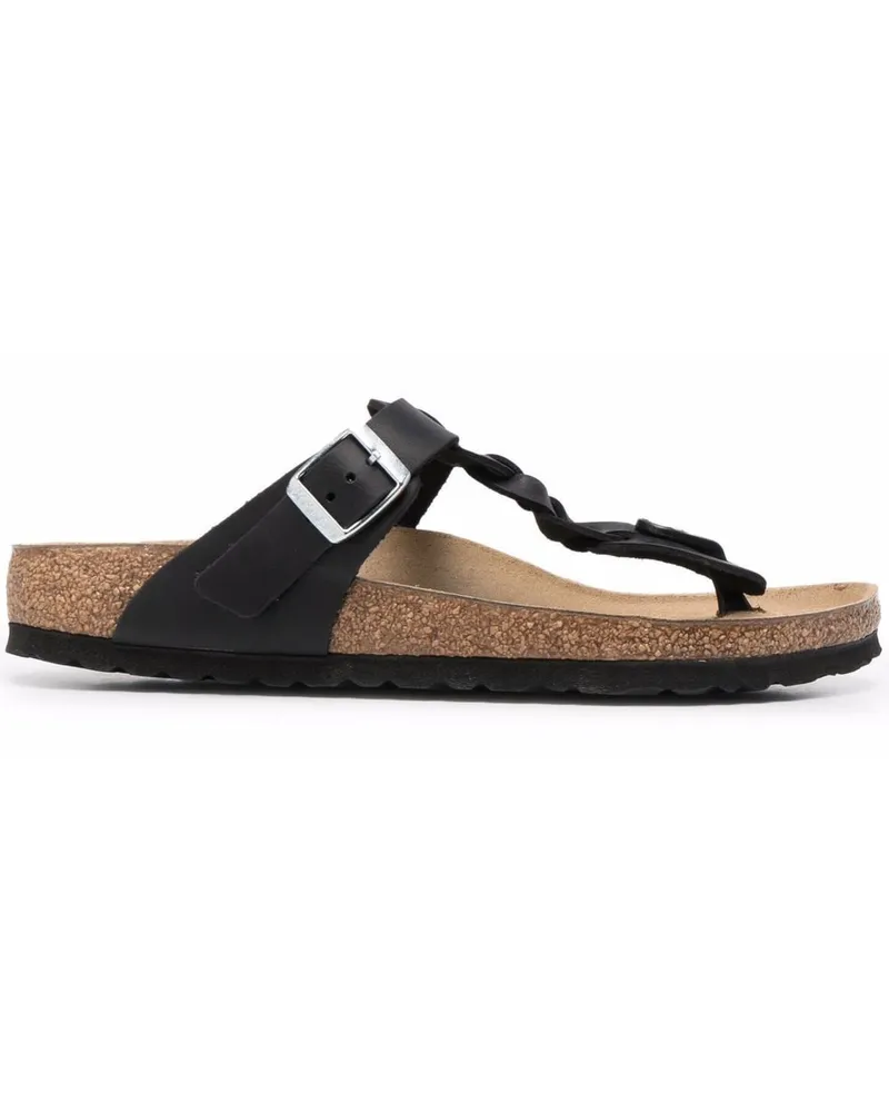 Birkenstock Gizeh Sandalen - Schwarz Schwarz