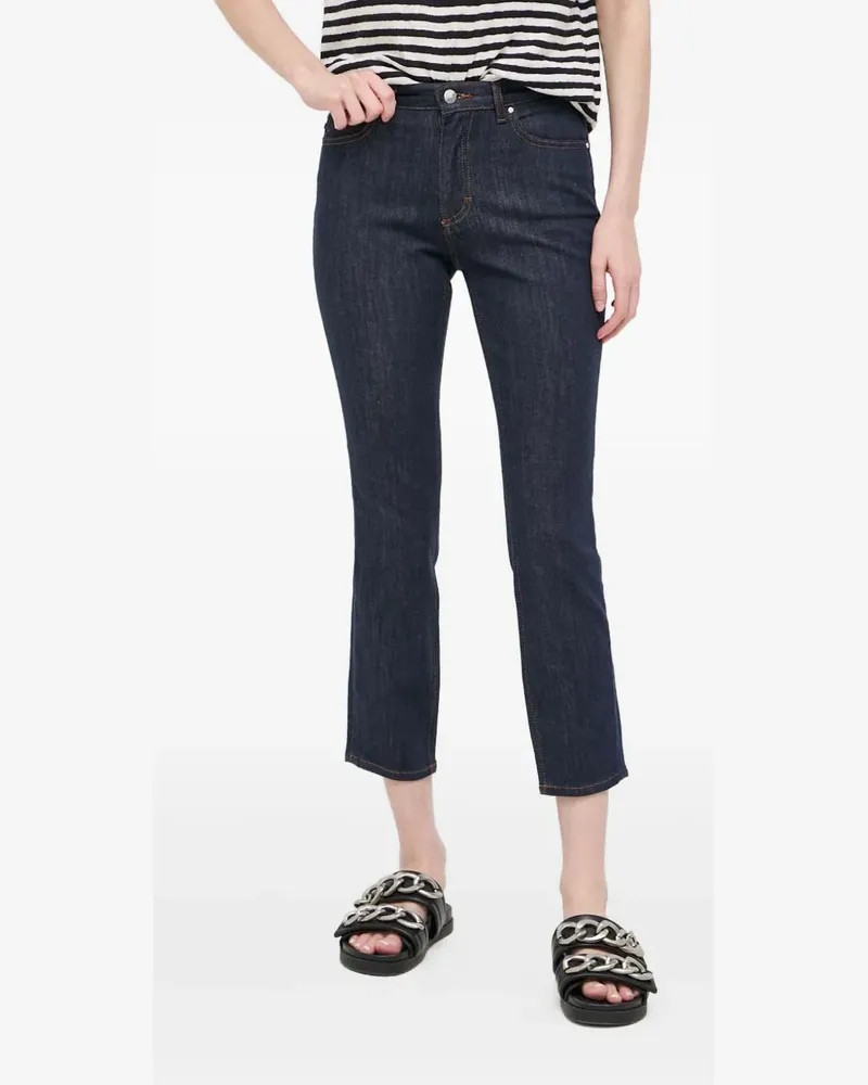 HUGO BOSS Klassische Cropped-Jeans - Blau Blau