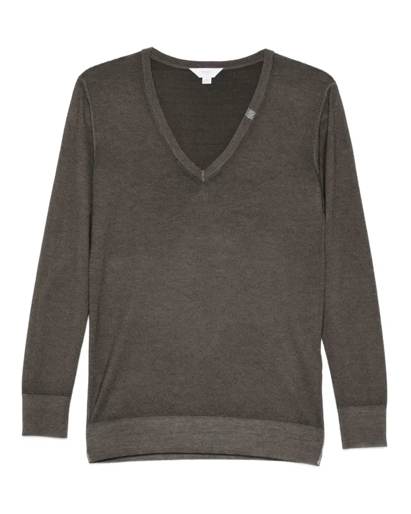 Malo V-neck sweater - Braun Braun