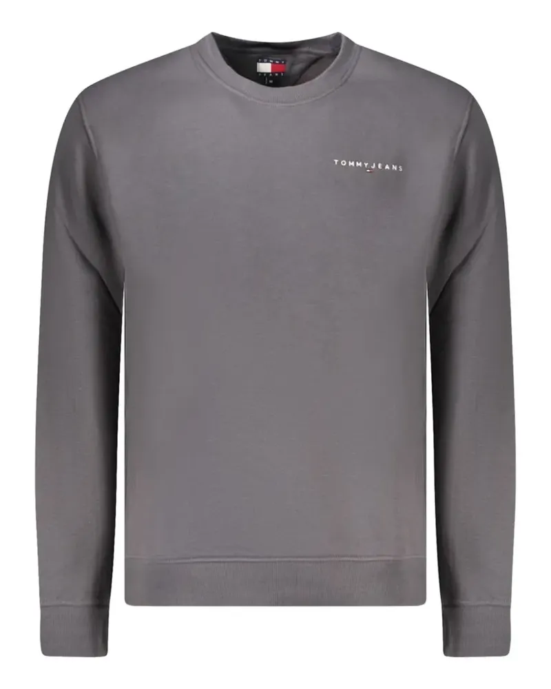 Tommy Hilfiger logo-print crew-neck sweatshirt - Grau Grau