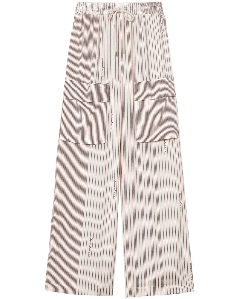 Twin-Set Hose aus Satin - Nude Nude
