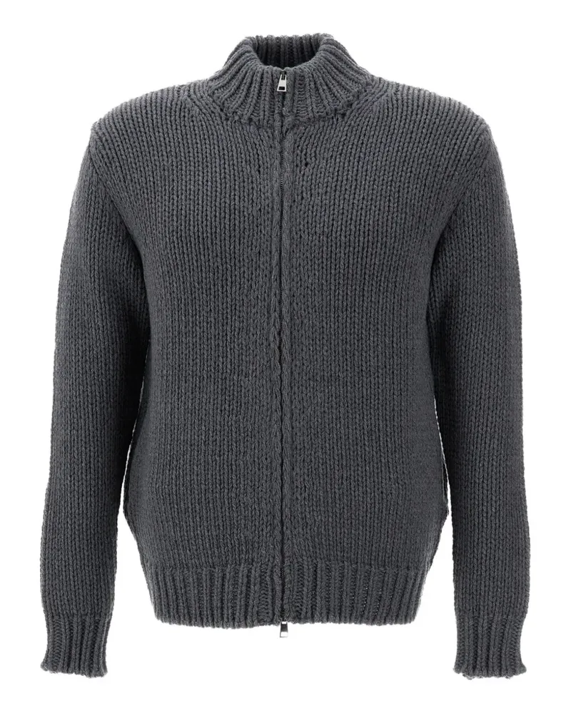 Customer Lovers Grob gestrickter Cardigan - Grau Grau