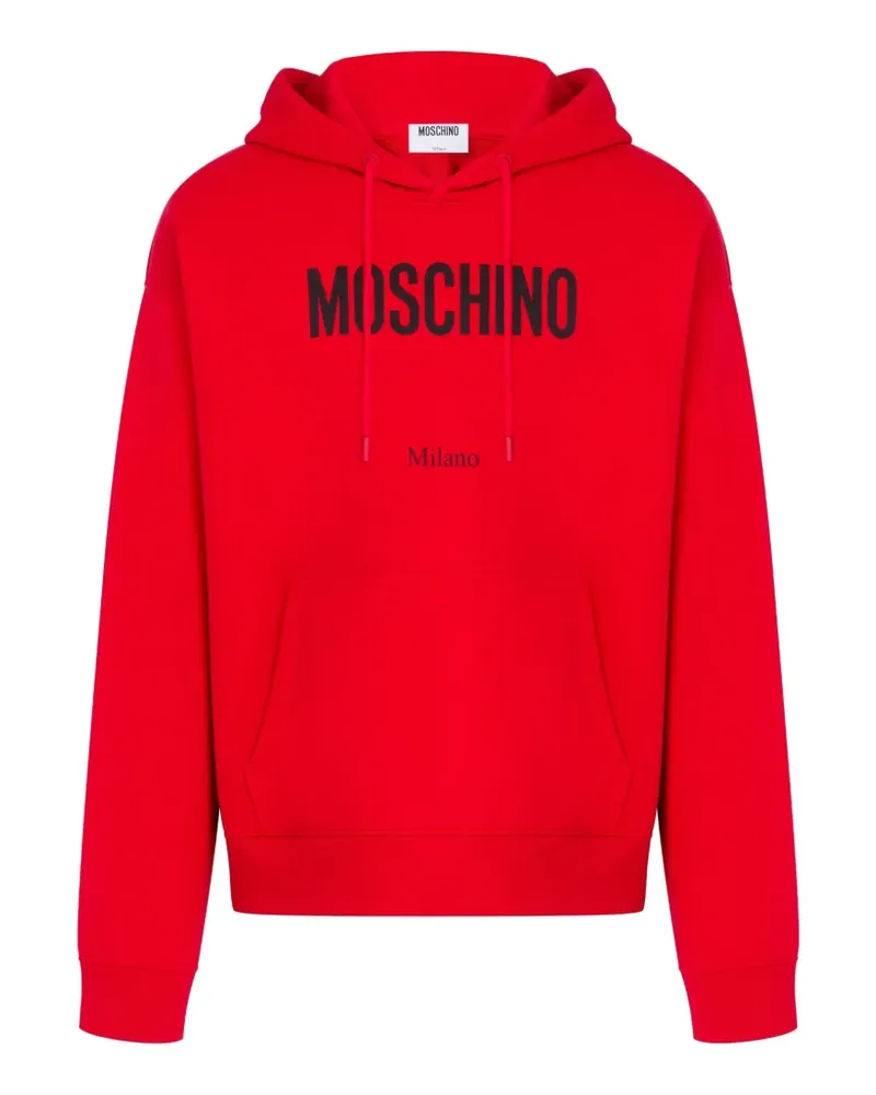 Moschino Hoodie mit Print - Schwarz Schwarz