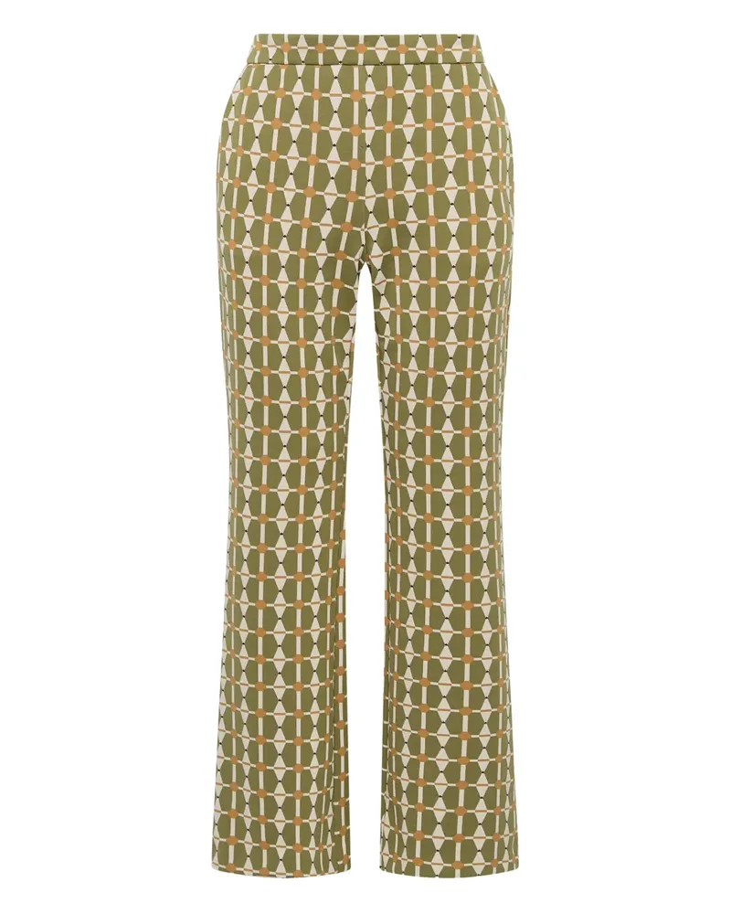 Maliparmi Hose mit geometrischem Print - Grün Grün
