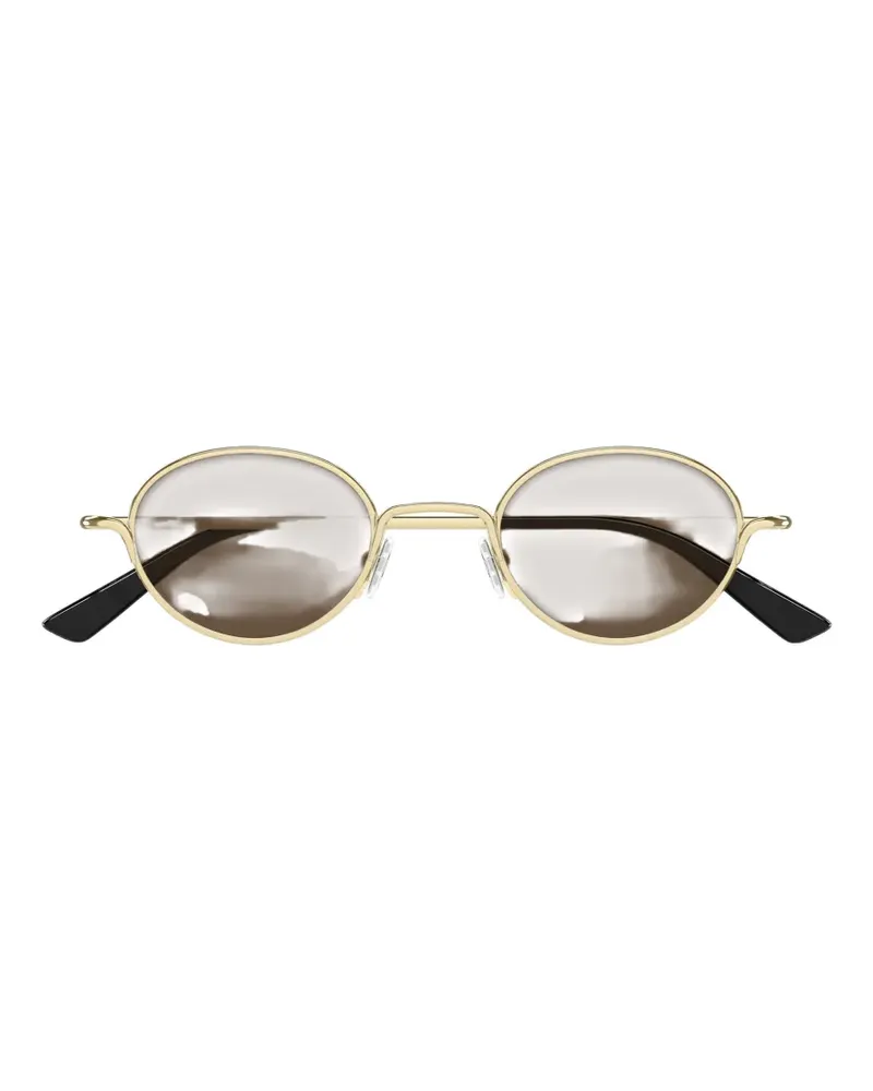 Alexander McQueen round-frame sunglasses - Gold Gold