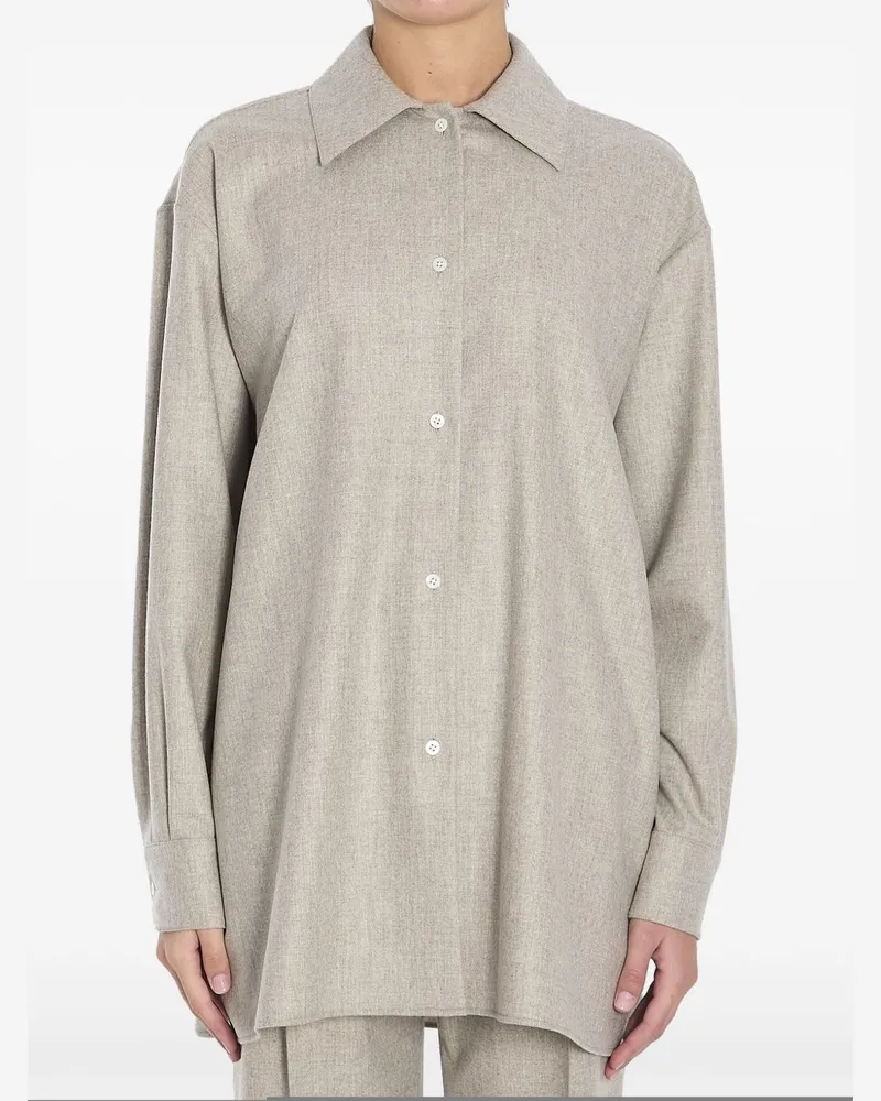 The Row Komako Hemd - Nude Nude