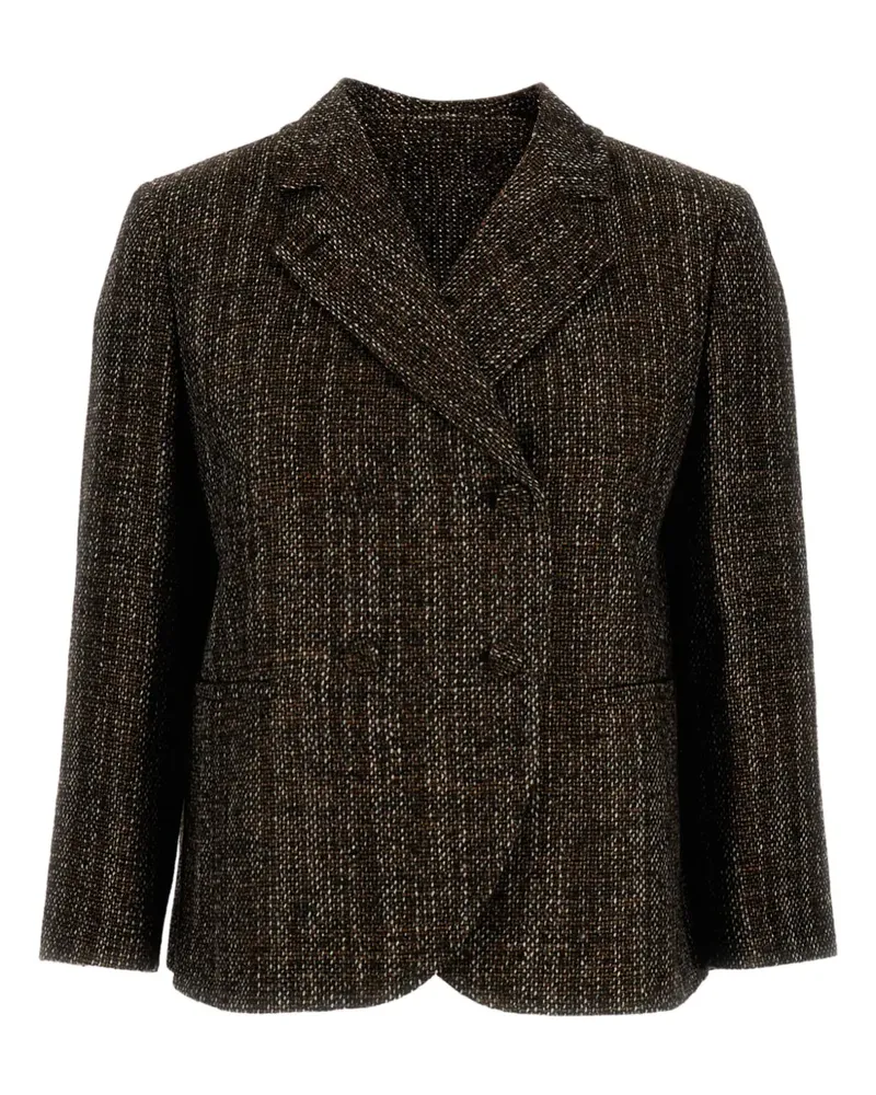 Fendi Cabanjacke aus Tweed - Braun Braun