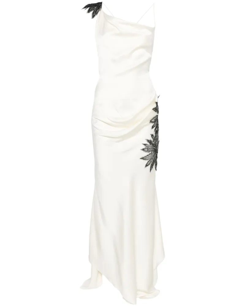 Victoria Beckham Camisole-Abendkleid - Weiß Weiß