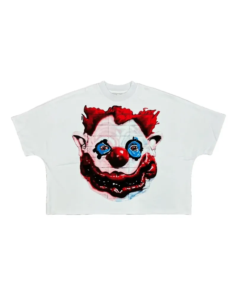 STADIUM GOODS clown-print T-shirt - Weiß Weiß
