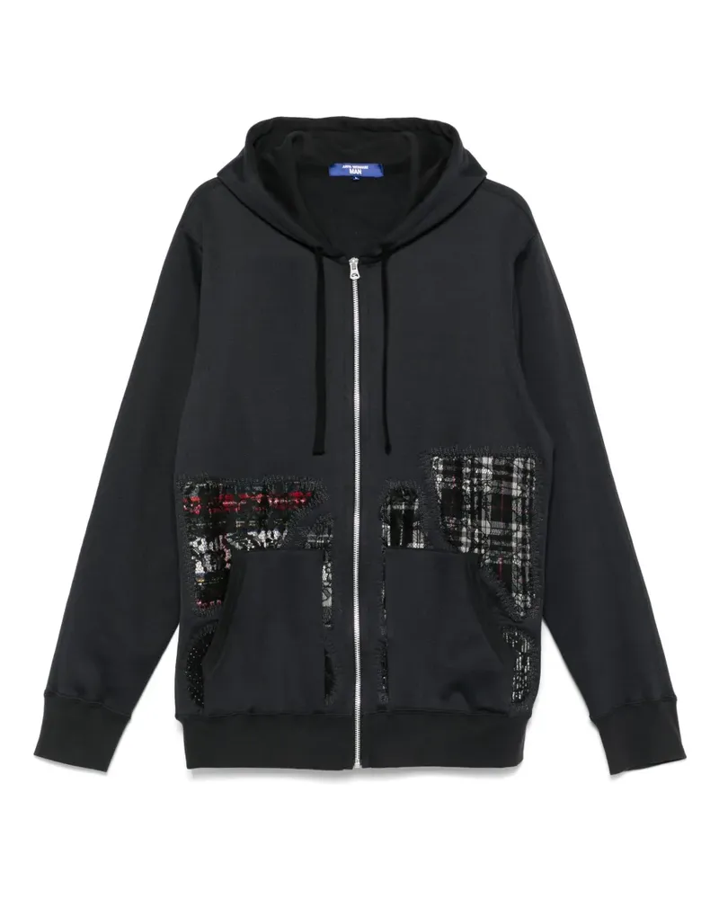 Junya Watanabe x Comme des Garçons Patchwork-Hoodie - Blau Blau