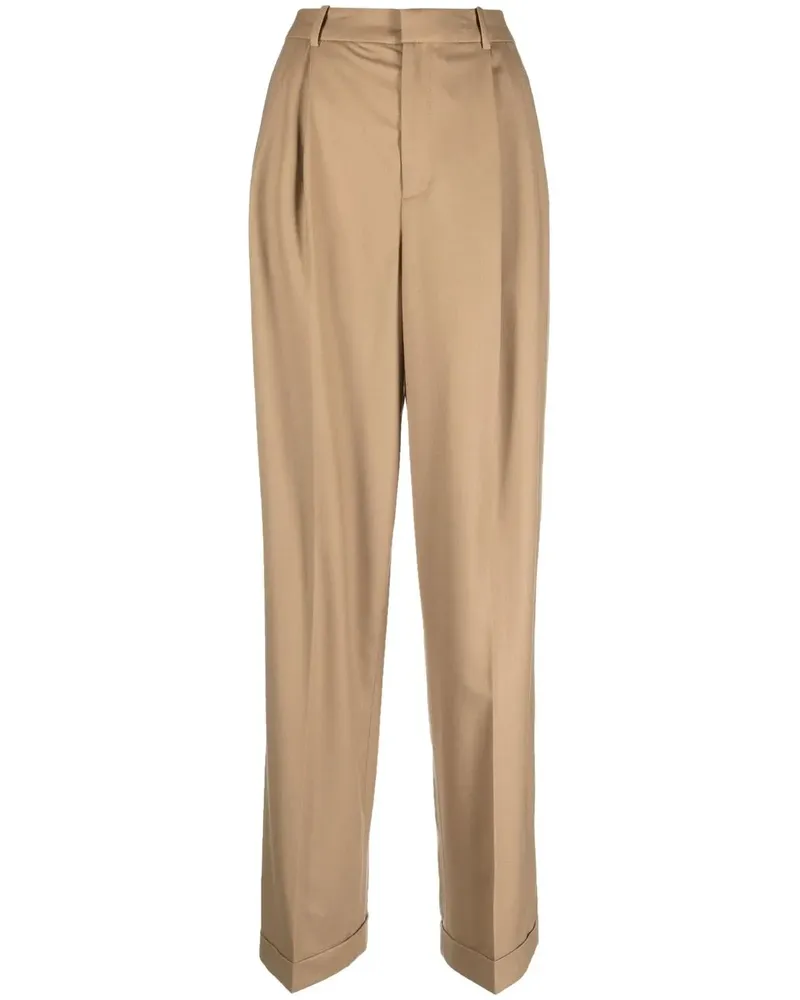 Ralph Lauren Hose mit Bundfalten - Braun Braun