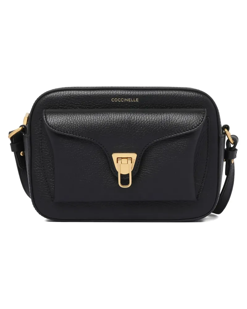 Coccinelle Umhängetasche mit Logo - Schwarz Schwarz