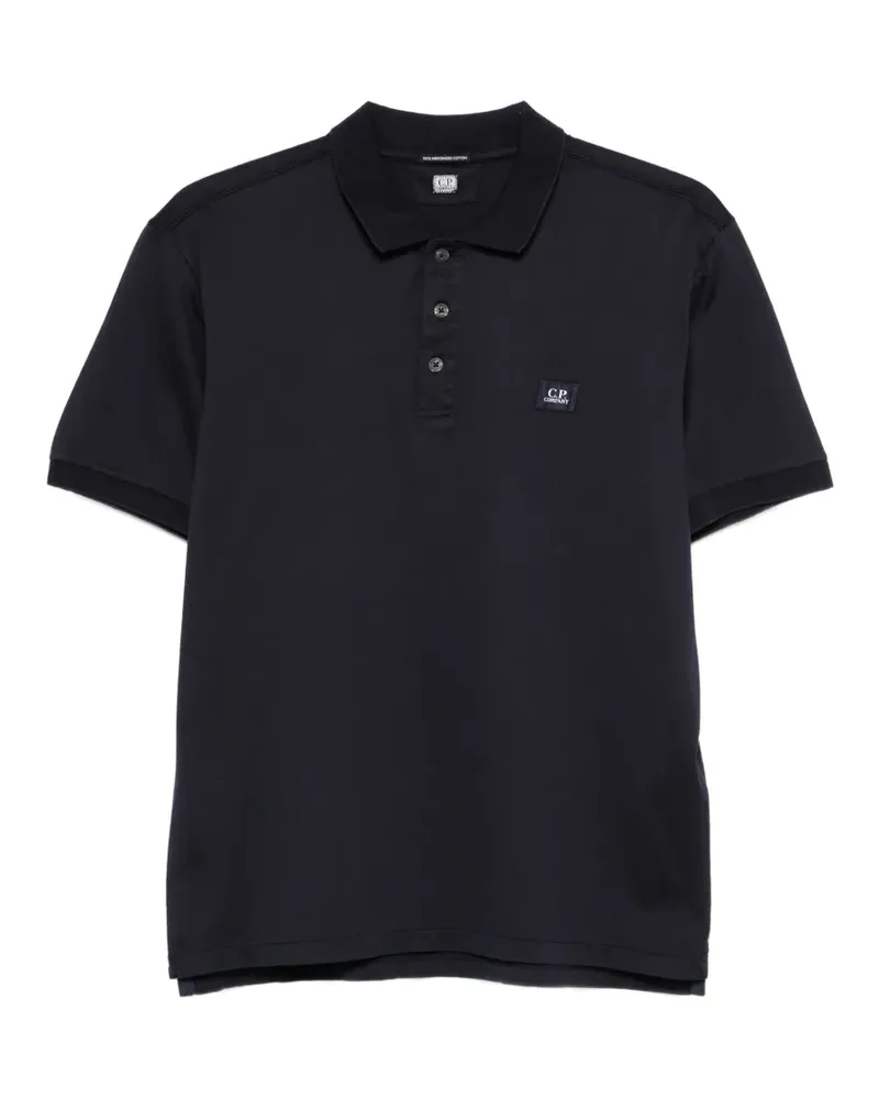 C.P. Company Poloshirt mit Knopfleiste - Blau Blau