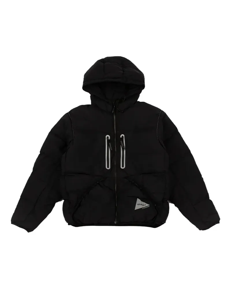 GRAMICCI Gewebte Daunenjacke - Schwarz Schwarz